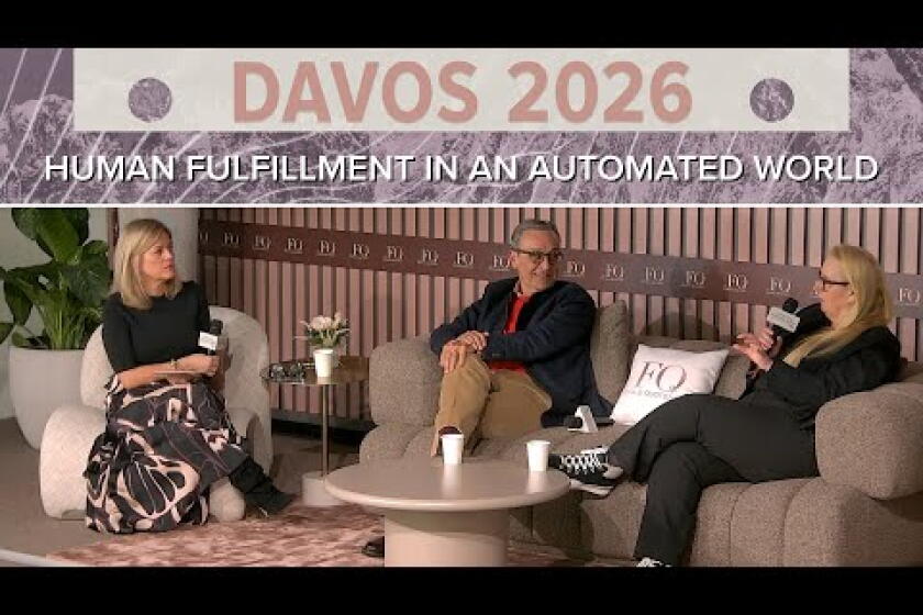 Human Fulfillment in an Automated World | Female Quotient Lounge at Davos