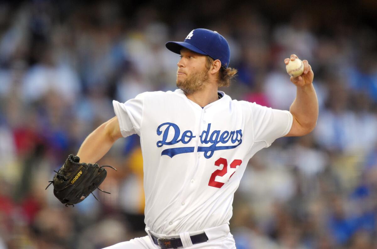 Dodgers' Clayton Kershaw was dominant against the St. Louis Cardinals on Saturday night.
