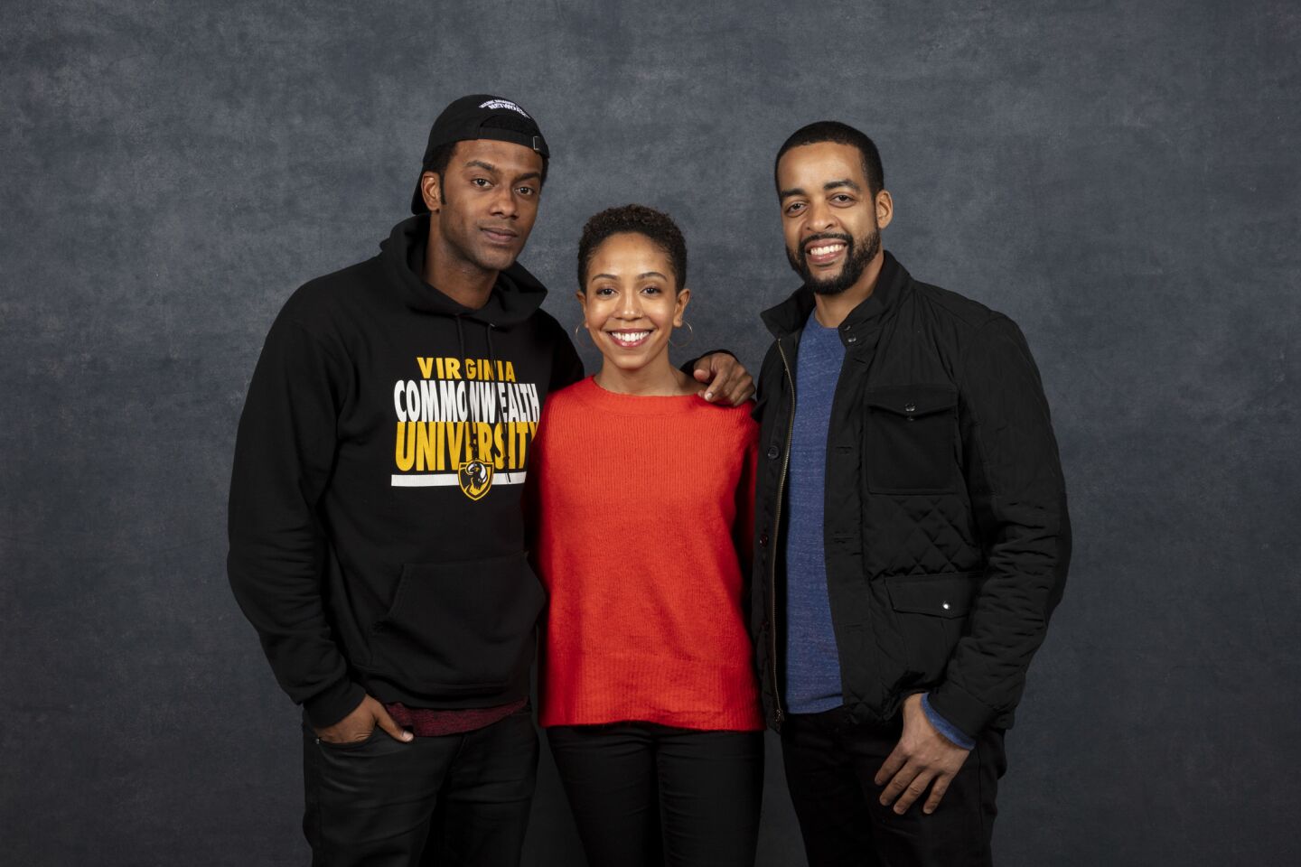 Actor Joshua Boone, actress/co-writer Zora Howard and director/co-writer Rashaad Ernesto Green, from the film "Premature."