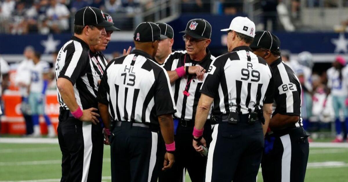 Ask Sam Farmer: Are there throwback uniforms for NFL officials