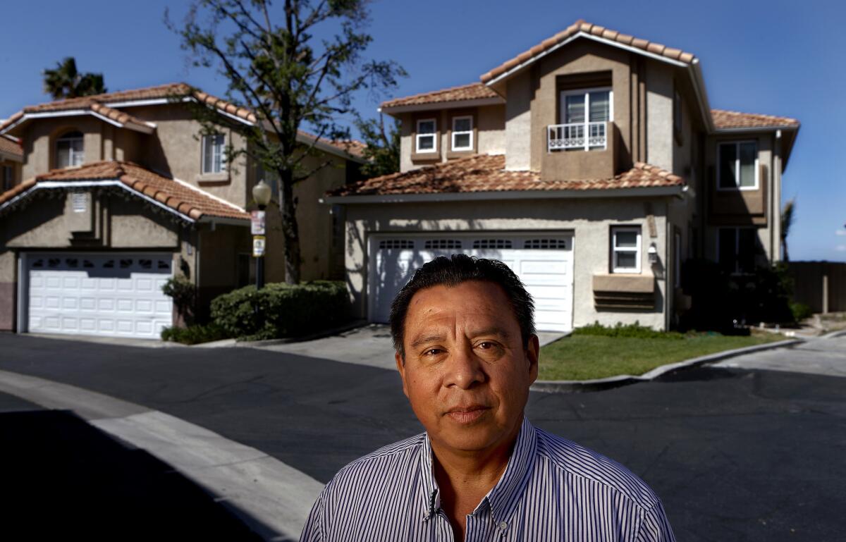 Jesus Sequeira, whose income plunged after his wife died, is fighting to save his Canyon Country home. But there’s a glitch: Even though he was listed on the title, only his wife was on the mortgage note