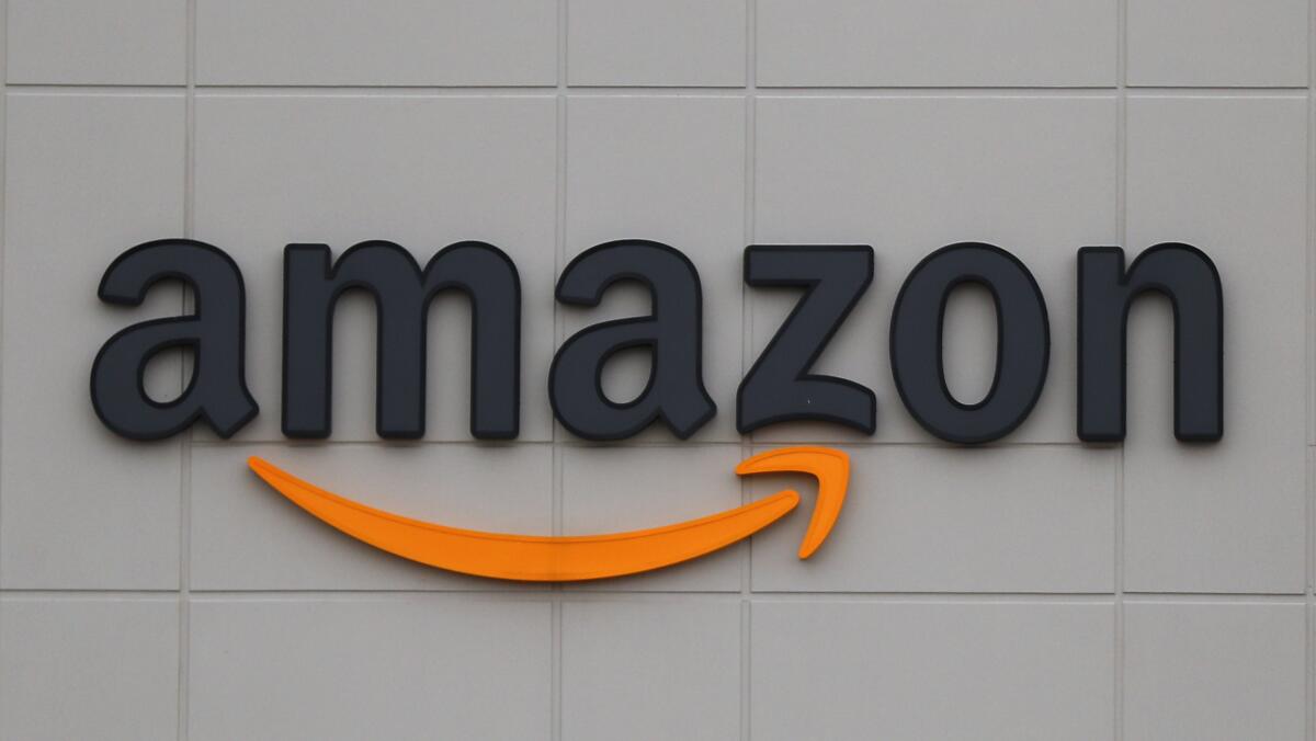 Amazon's name and logo