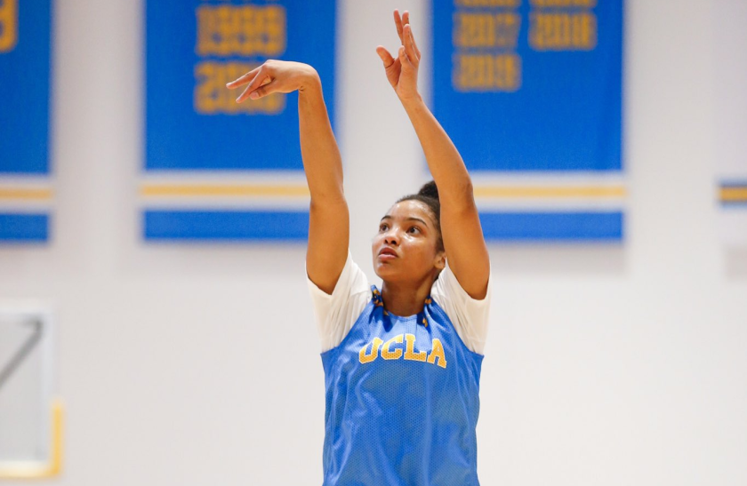 Dominique Darius has already made a big impression on UCLA women's basketball coach Cori Chase.
