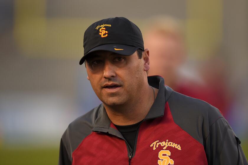 USC fans are already questioning Coach Steve Sarkisian before the end of his first season.