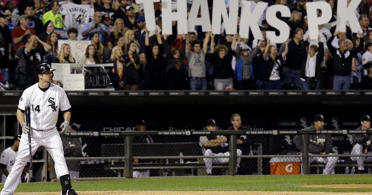 White Sox honor retiring Konerko with statue - The San Diego Union-Tribune