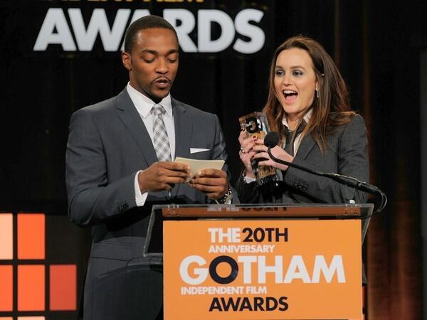 Actors Anthony Mackie and Leighton Meester