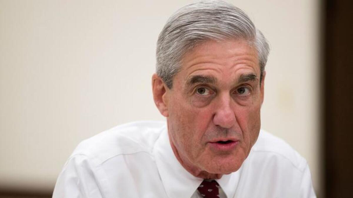 Special counsel Robert S. Mueller III.