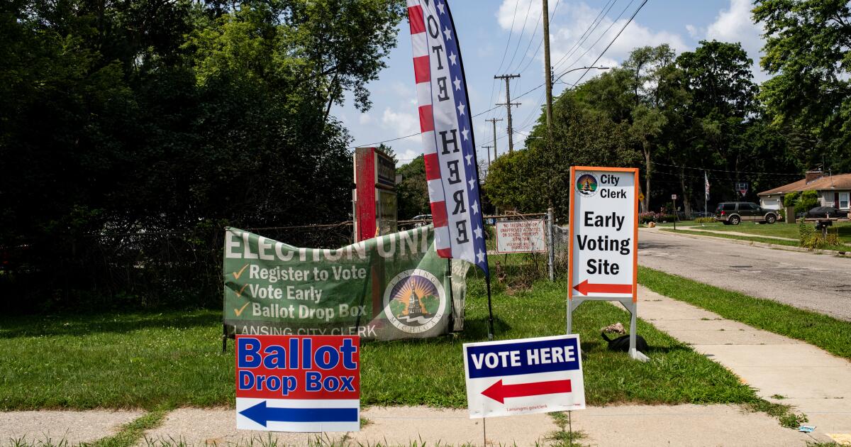 The largely invisible presidential campaign on the ground in rural Michigan