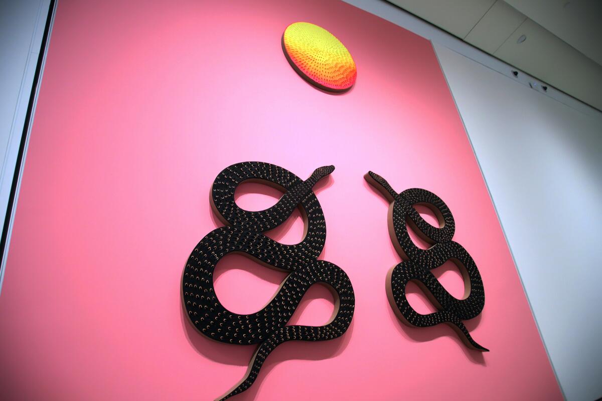"Keeping Balance So You Can Shine," by Jennifer Guidi at the Orange County Museum of Art.