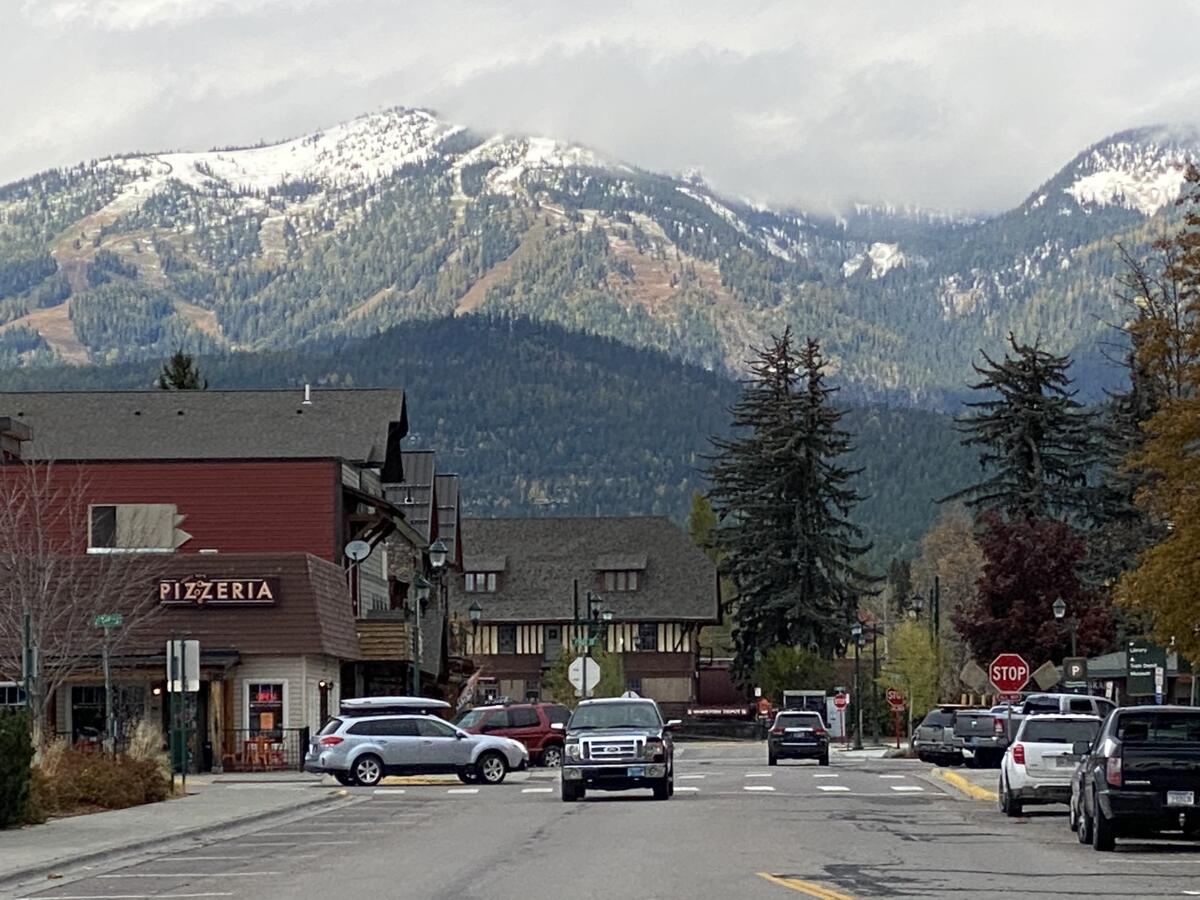 Whitefish Mountain Resort looms above Whitefish, Mont., gateway to Glacier National Park.