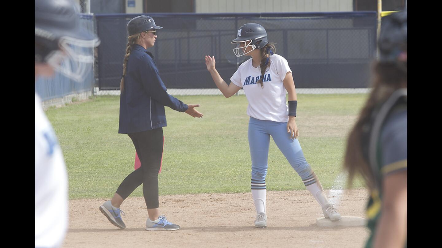 Marina Gets the Win Over Edison in Girls Softball