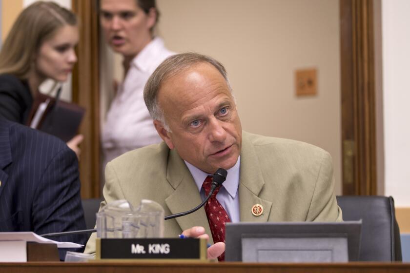 U.S. Rep. Steve King (R-Iowa) sponsored the House bill that opponents say would nullify hundreds of state laws dealing with animal protection, food safety and other matters.