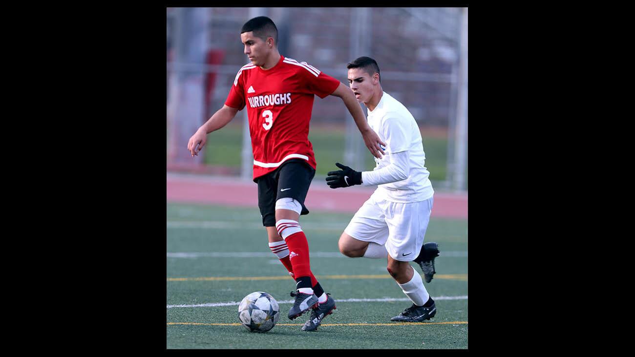 Photo Gallery: Burroughs High boys soccer hosts Burbank