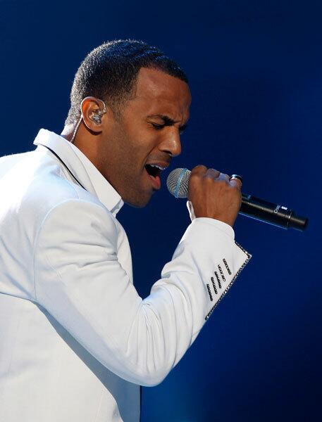 Craig David performs during the 'Michael Forever' tribute concert.