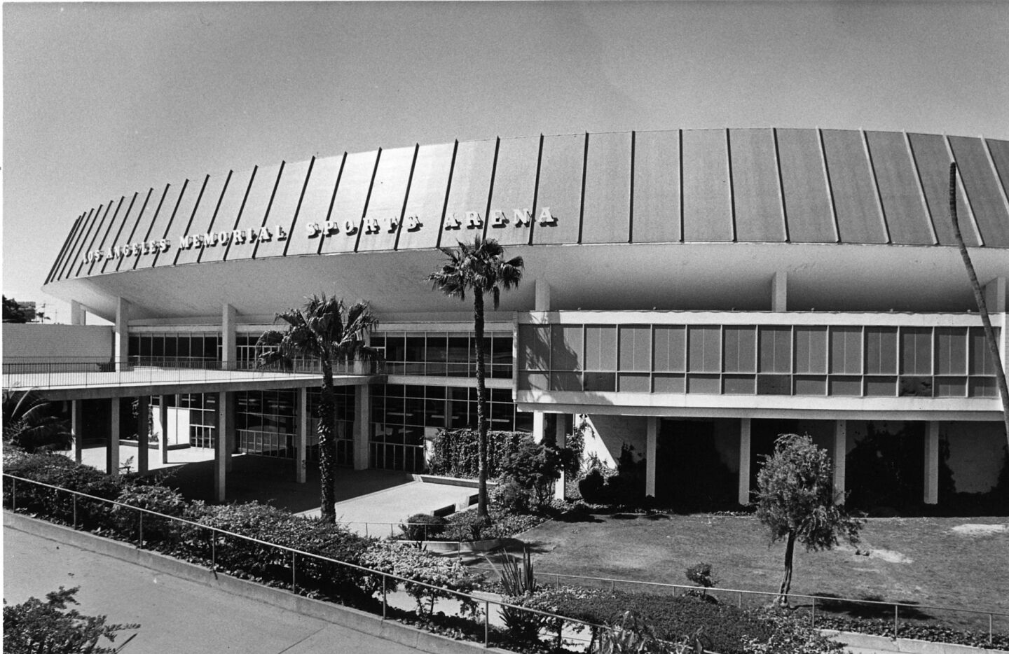 The Los Angeles Memorial Sports Arena as seen on April 16, 1987.