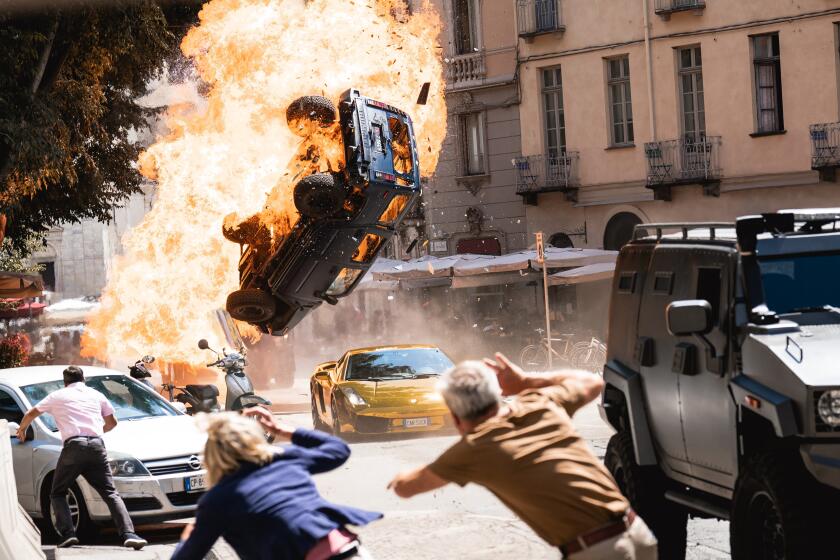 Una de las explosivas escenas de Fast X rodadas en Roma, Italia.