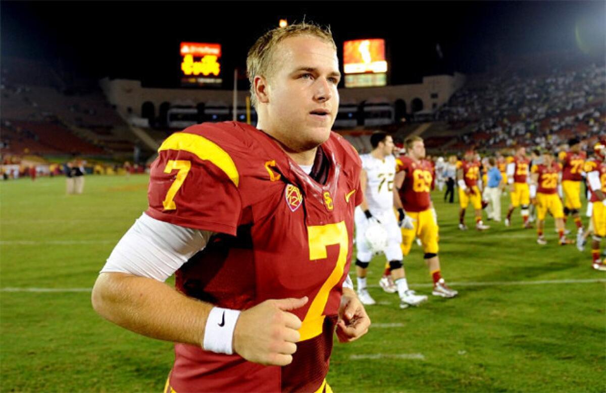 Matt Barkley will participate in a Pro Day workout for NFL scouts on Wednesday.