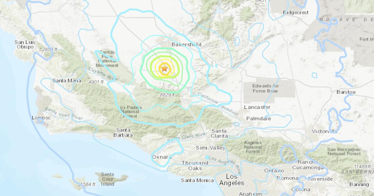 Magnitude 5.2 earthquake strikes near Bakersfield, rattles Southern California