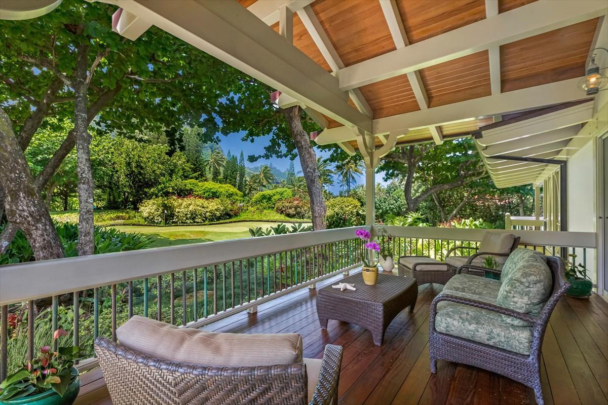 The lanai.