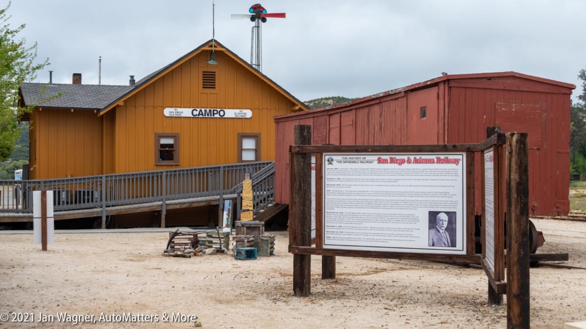 Historic 1917 Campo Depot