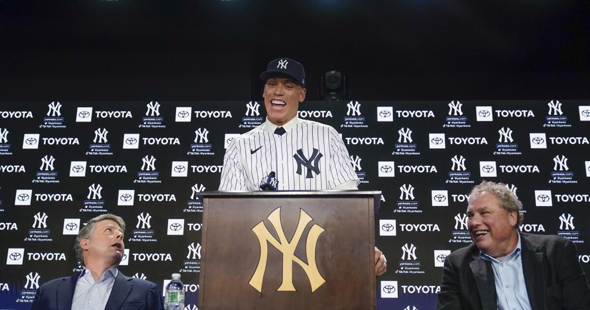 Yankees agree to record $360 million deal with Aaron Judge - The Japan Times