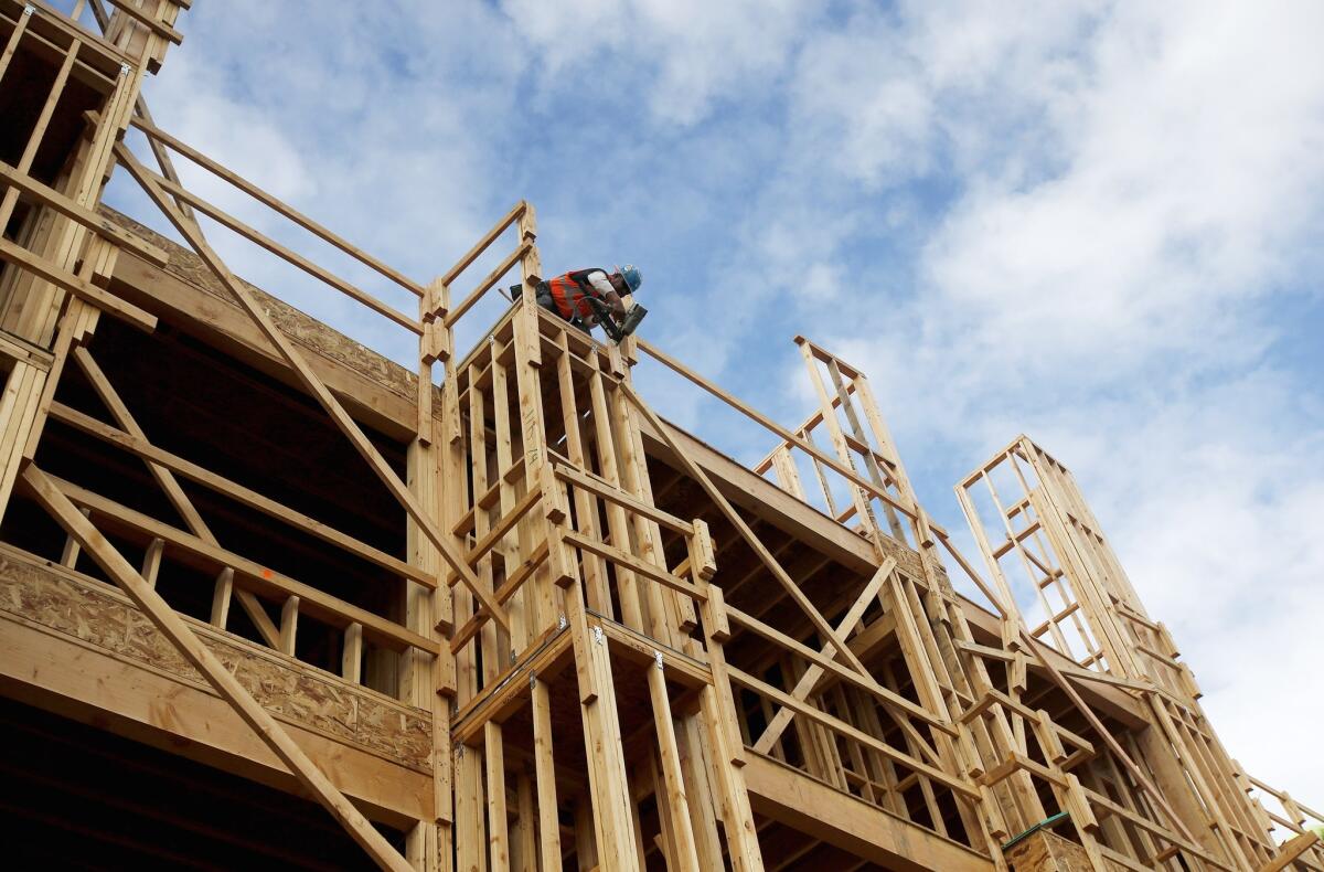 Home builders' confidence slipped in February.