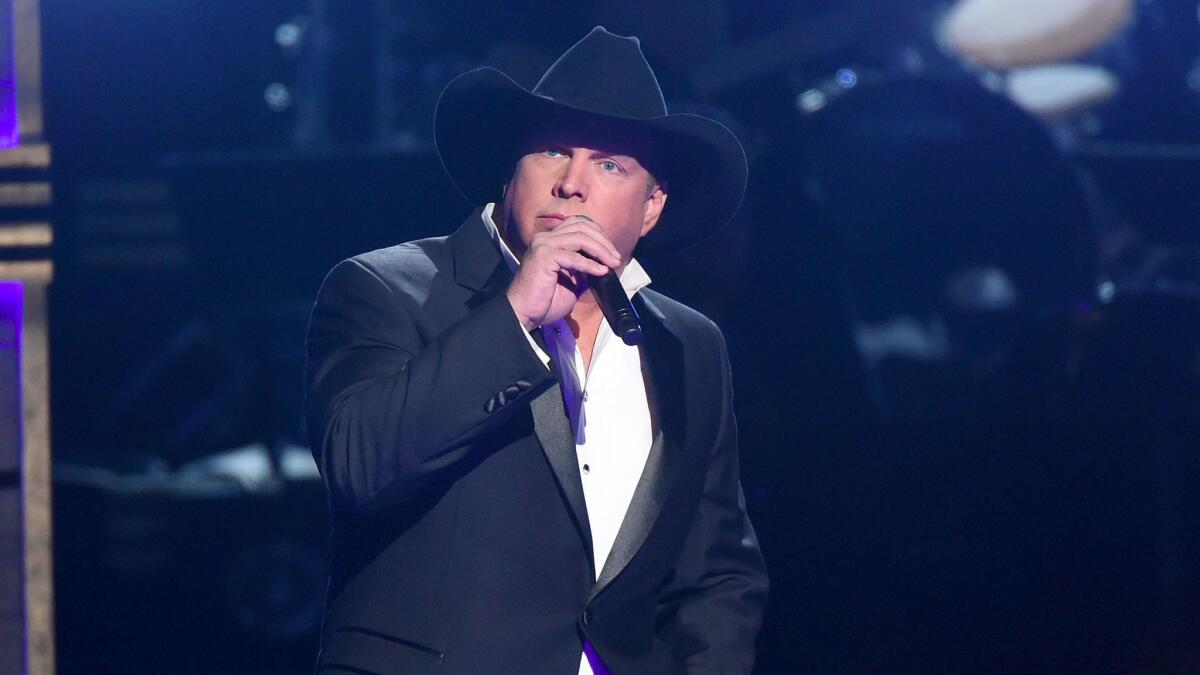 Garth Brooks at the CMA Awards in Nashville.