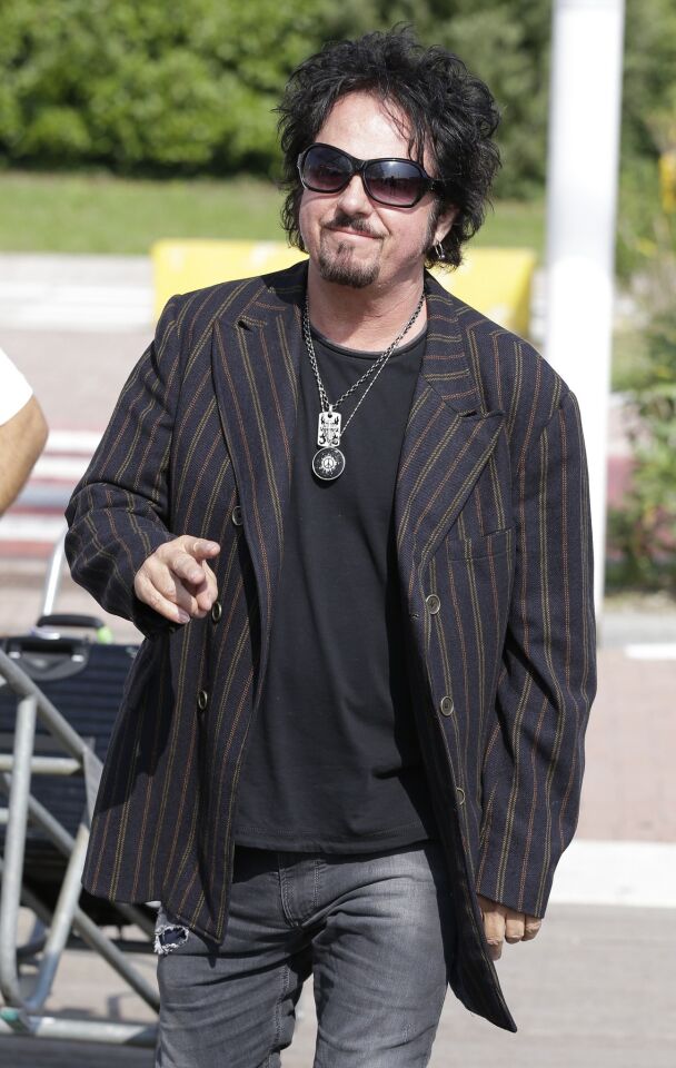 Clooney pal Steve Lukather, a musician and songwriter who played with the band Toto, arrives in Venice.