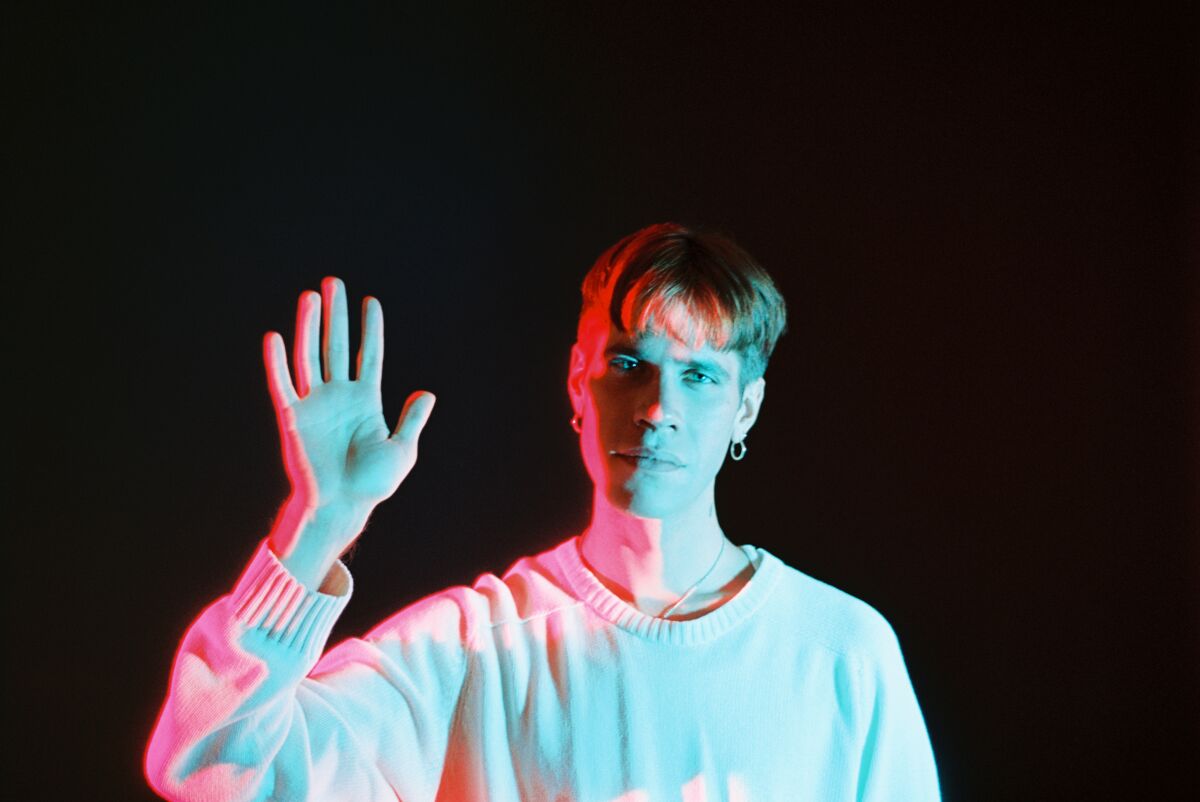 Singer-songwriter Aaron Maine, also known as his moniker Porches.