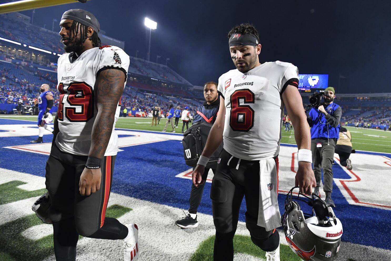 Baker Mayfield remains upbeat after Buccaneers' comeback bid fails