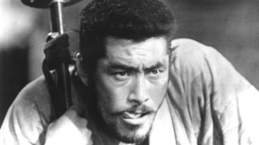 Toshiro Mifune in Akira Kurosawa's "Seven Samurai."