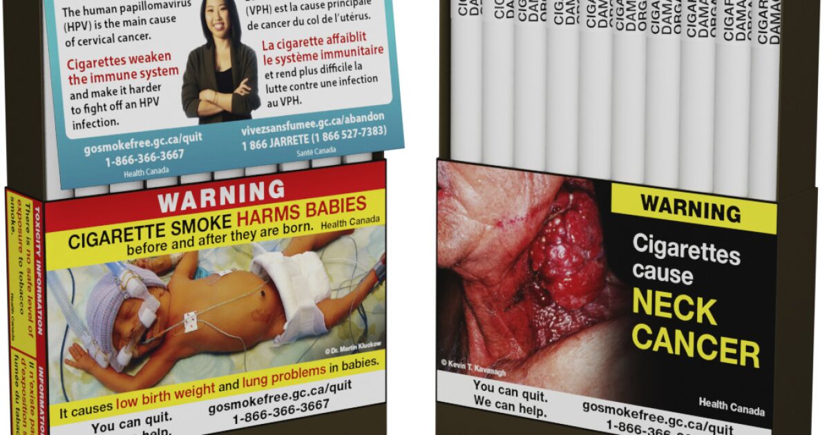 Kanada her sigarada sağlık uyarısı istiyor.  Çalışacak mı?