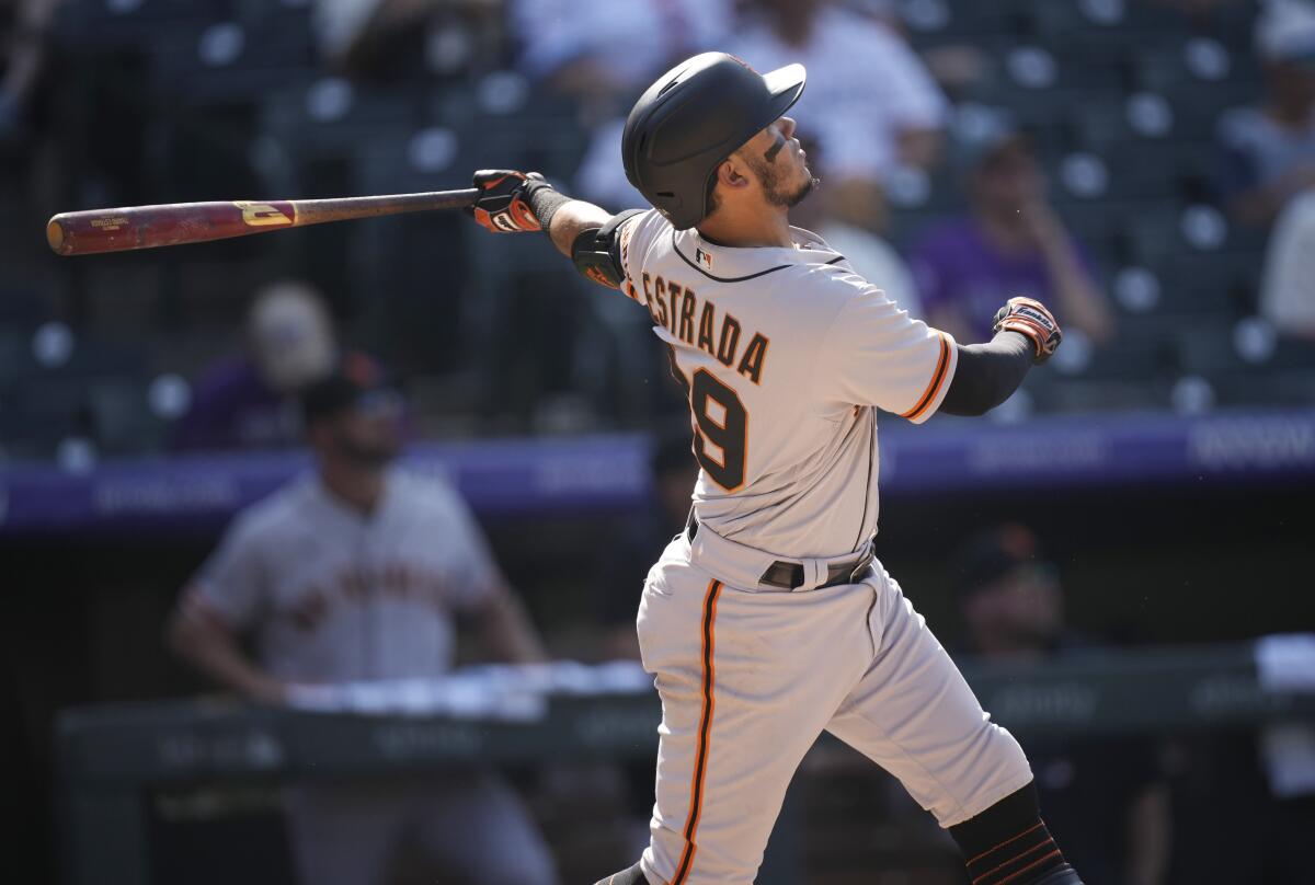 Rockies blow two big leads, lose to Giants in San Francisco