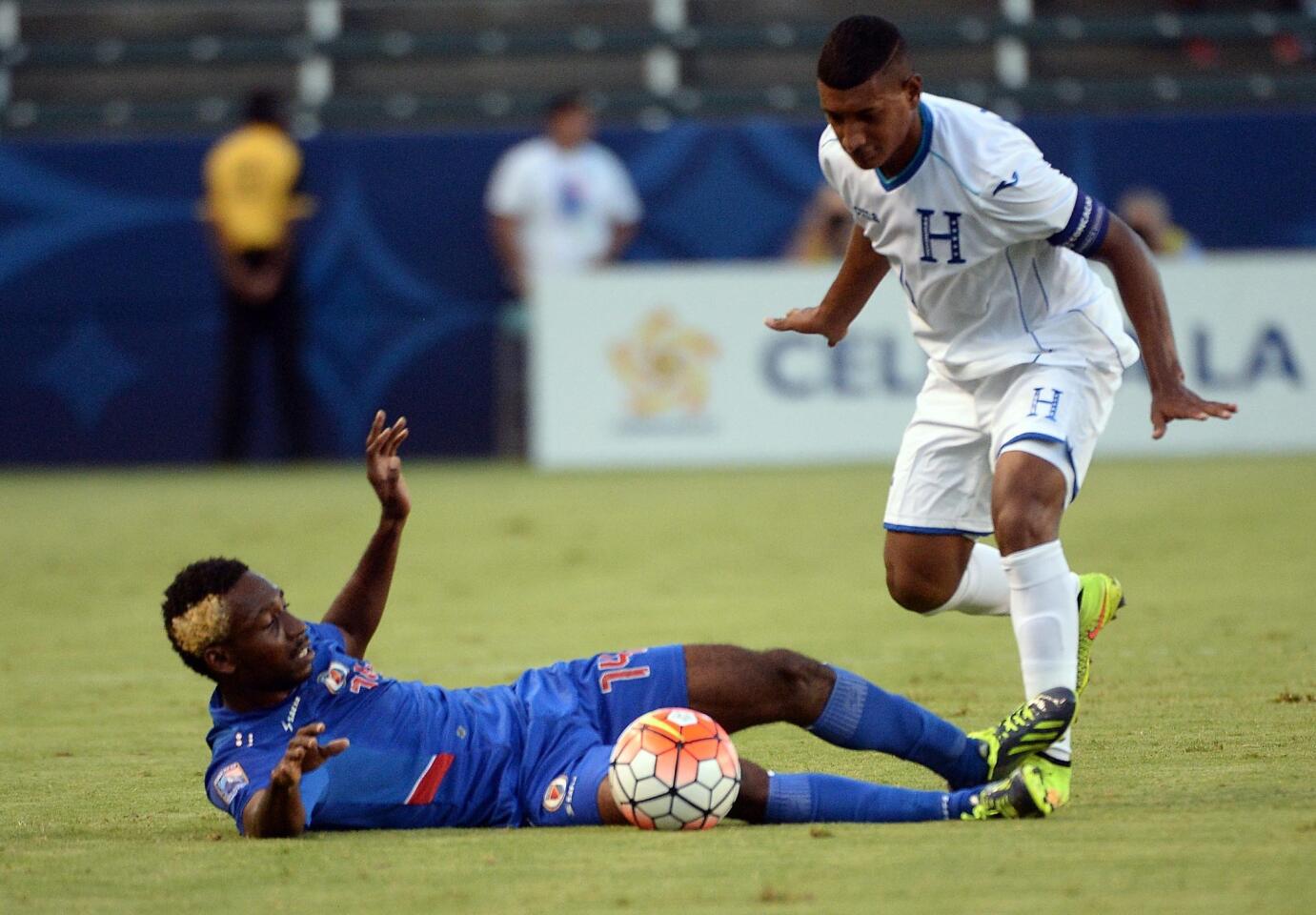 Soccer: CONCACAF Olympic Qualifying-Honduras at Haiti