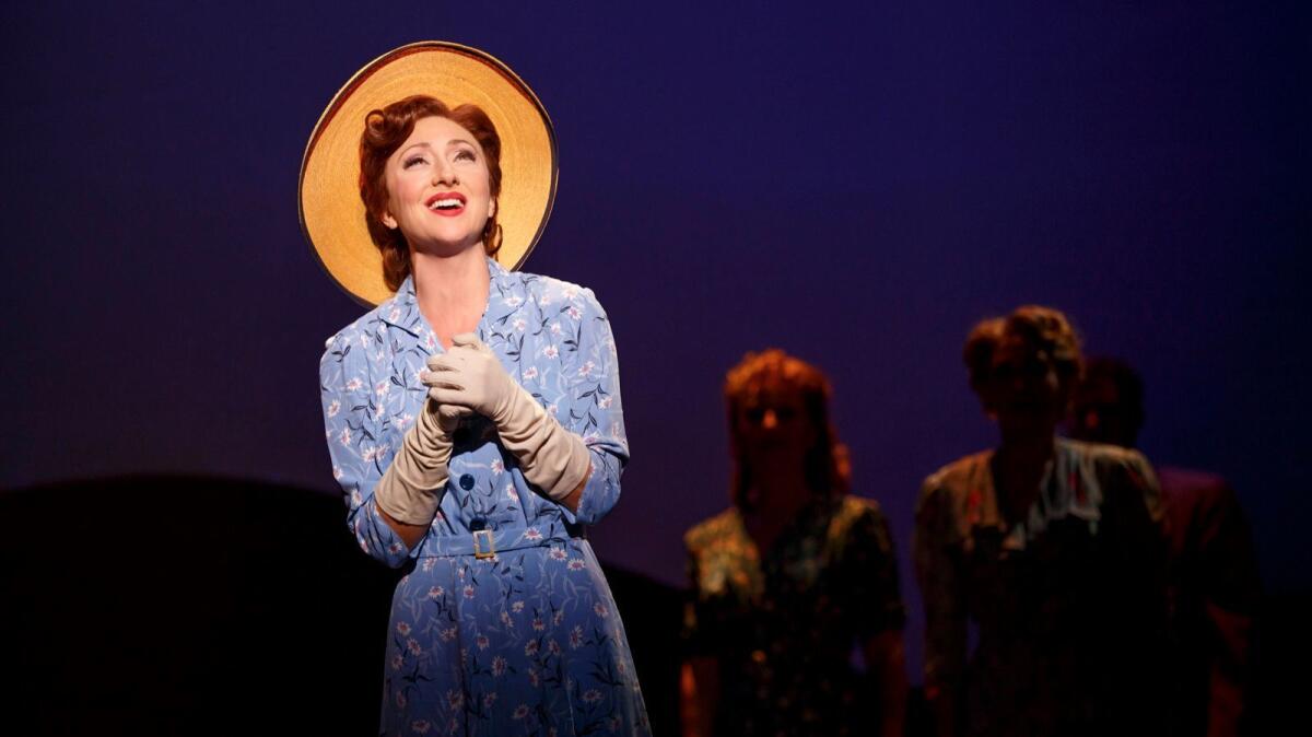 Carmen Cusack in the musical "Bright Star," coming to the Ahmanson in October. (Joan Marcus)