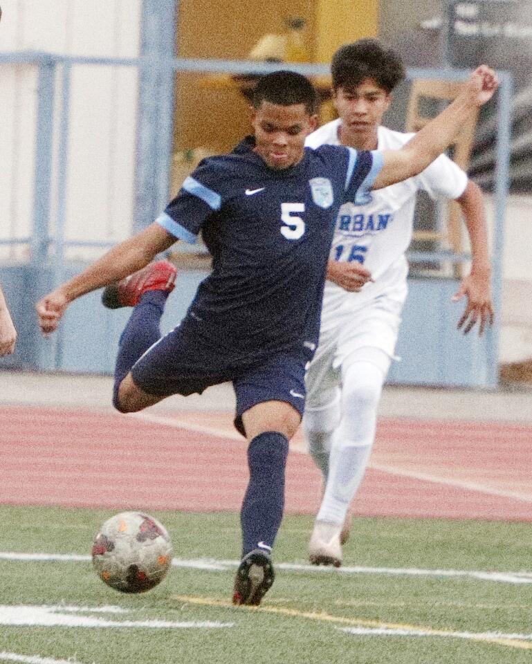 Photo Gallery: Crescenta Valley vs. Burbank in Pacific League boys' soccer