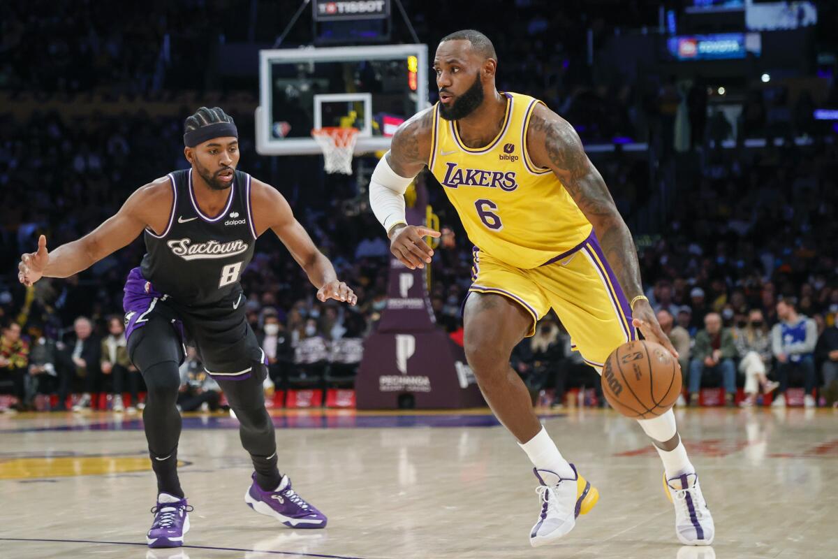 LeBron James, de los Lakers de Los Ángeles 