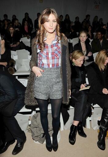 "The City's" Olivia Palermo attends the Ports 1961 fall 2010 fashion show.