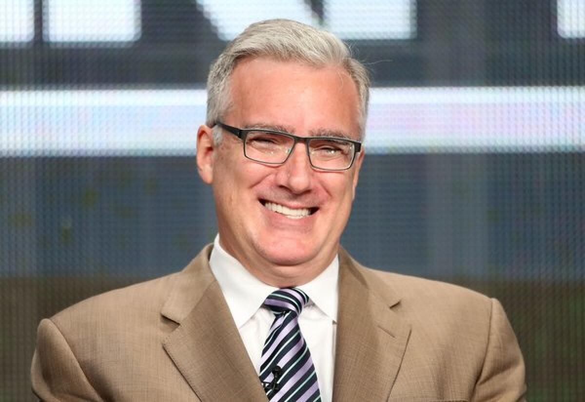 Keith Olbermann, shown last month during the 2013 Summer Television Critics Assn. tour, has returned to sports news with a show on ESPN2.
