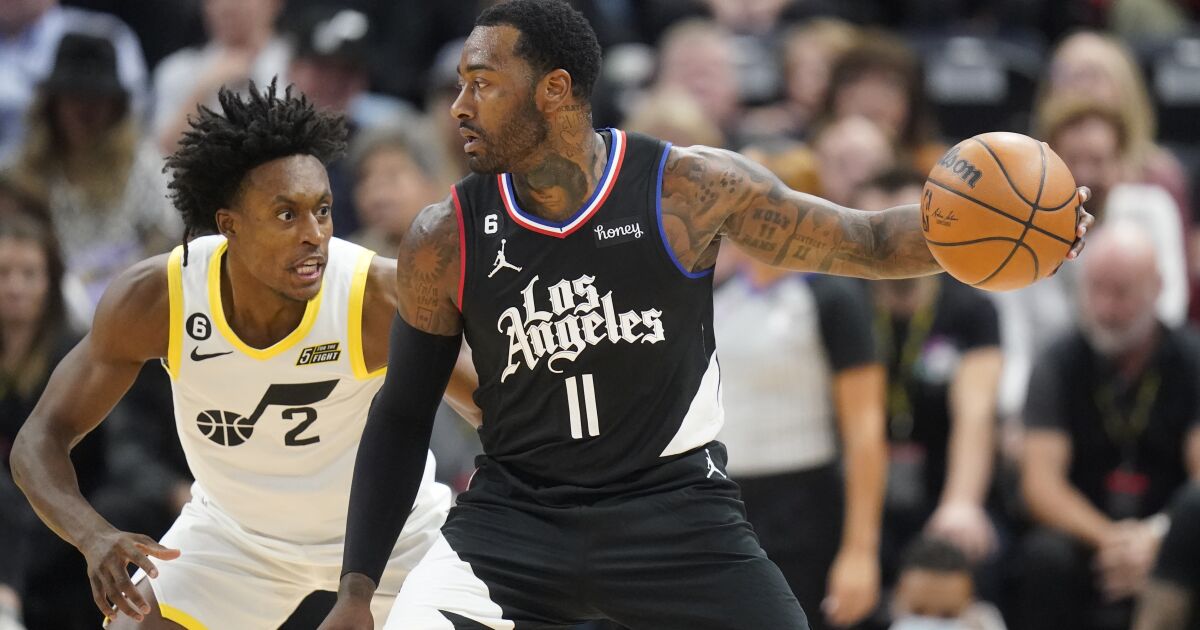 Shorthanded Clippers erase double-digit deficit but fall to Jazz