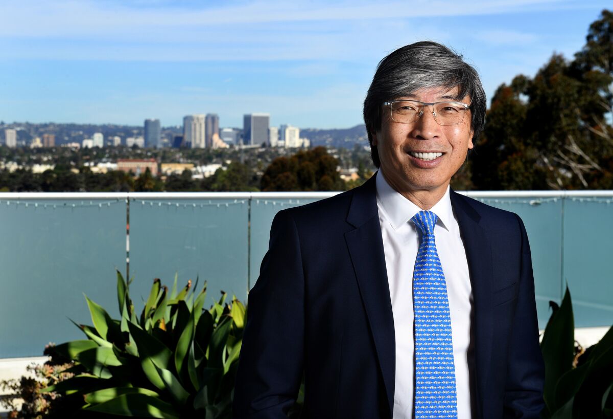 Dr. Patrick Soon-Shiong is photographed at his office in Culver City.