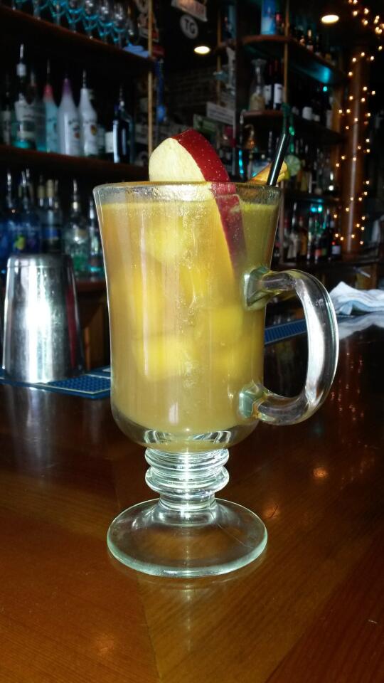 Hot Spiked Homemade Apple Cider at Riptide by the Bay