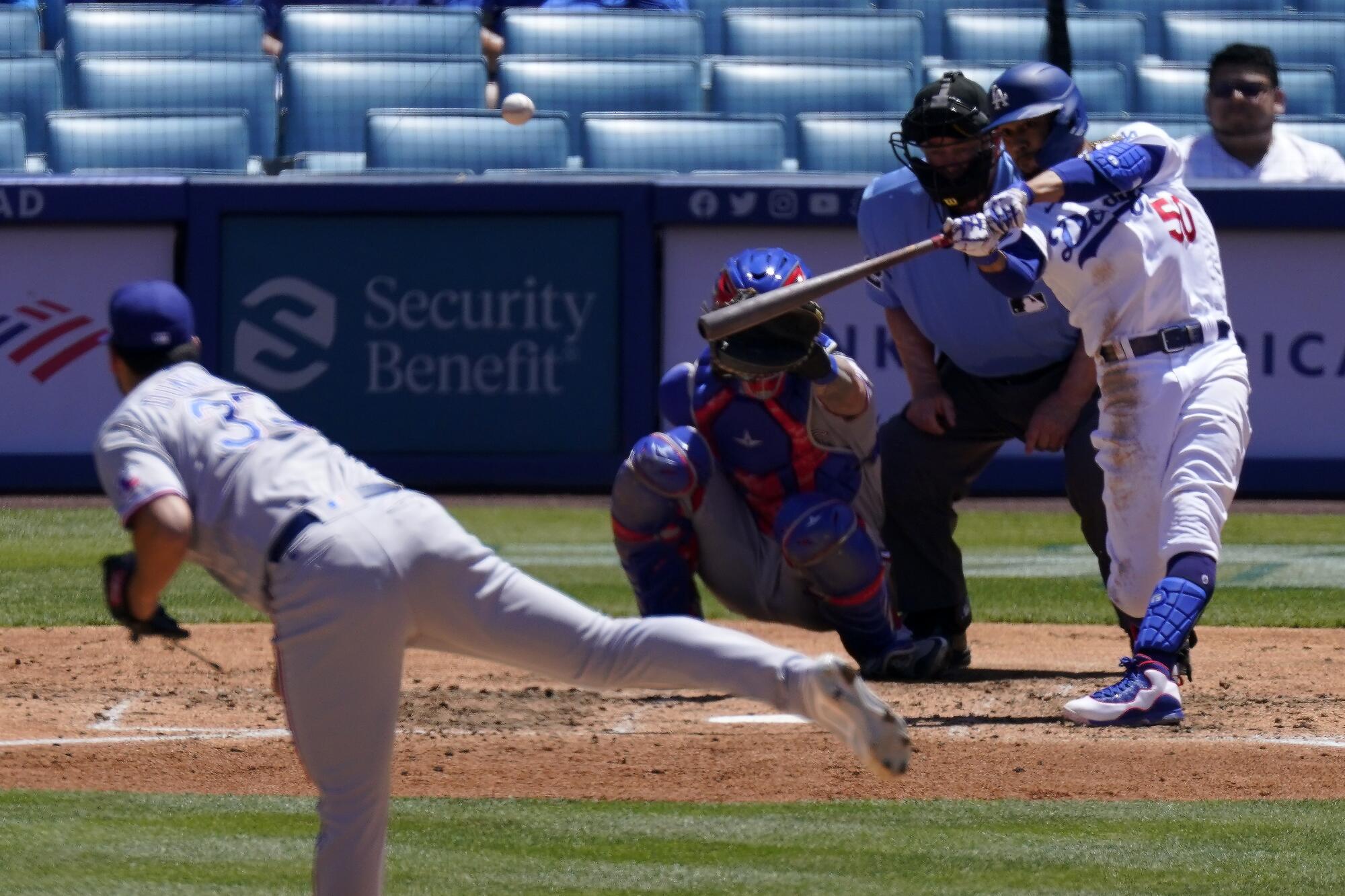 ALEX BURG SIGNED BY LOS ANGELES DODGERS