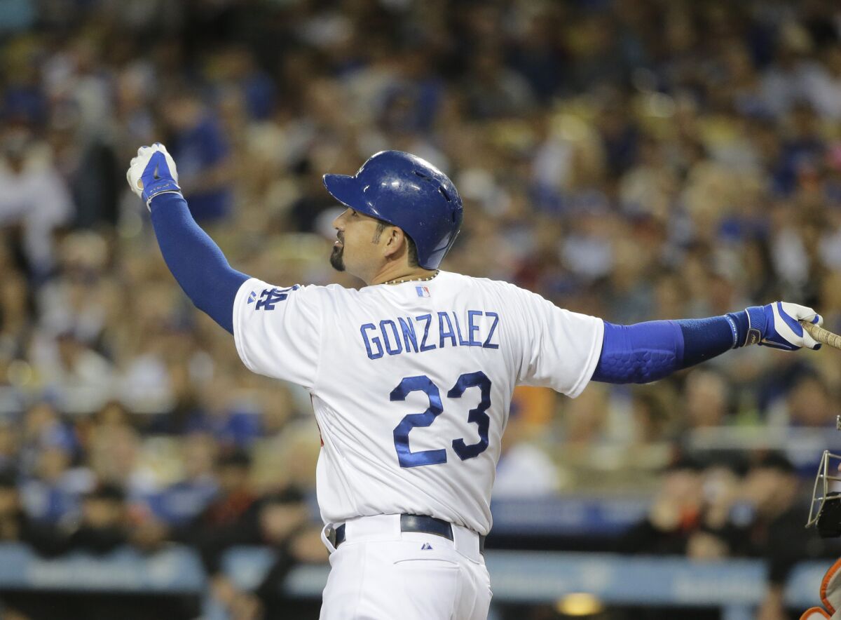 Adrian Gonzalez was the Dodgers' most consistent offensive force last season.