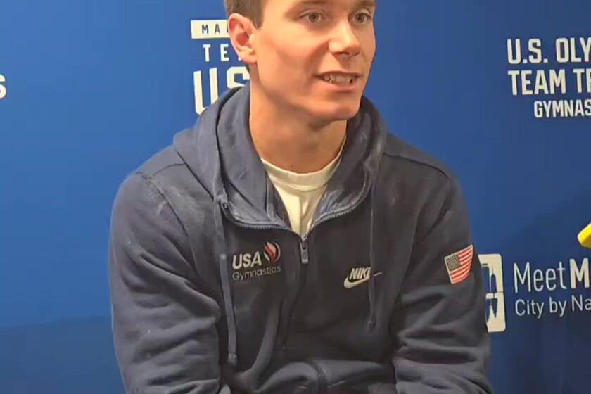 Brody Malone on his Day 1 performance at the U.S. Olympic gymnastics trials
