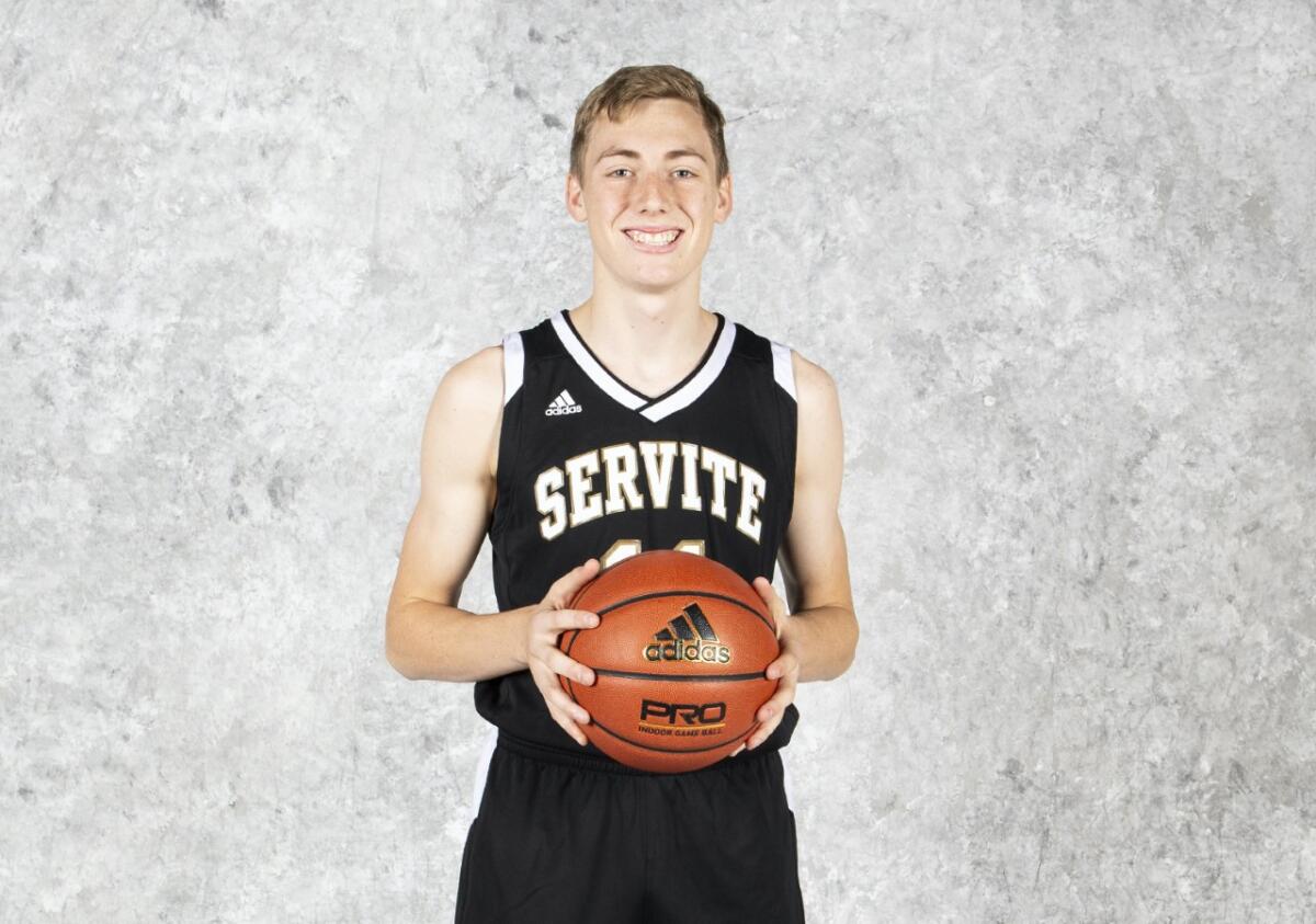 Andrew Cook of Servite scored 47 points against La Habra on Wednesday.