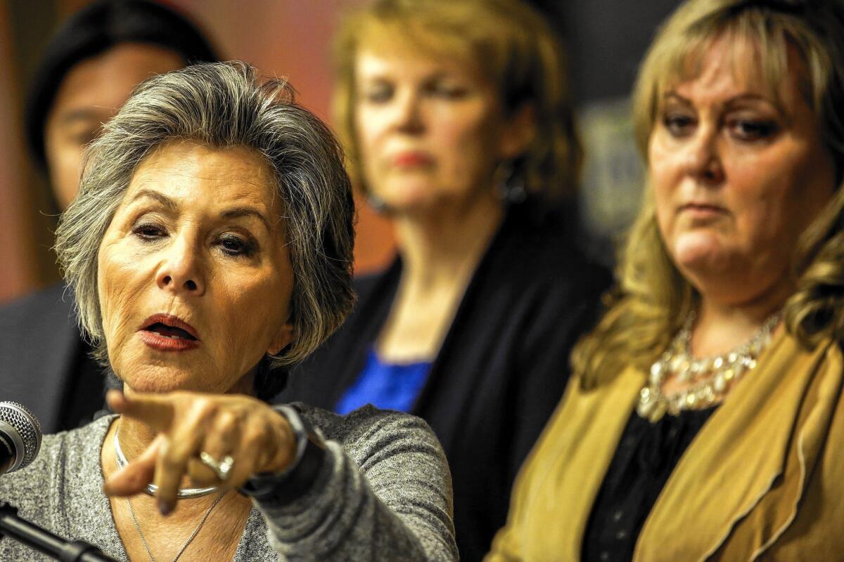 U.S. Sen. Barbara Boxer discusses the effects of the Aliso Canyon natural gas leak on Porter Ranch.