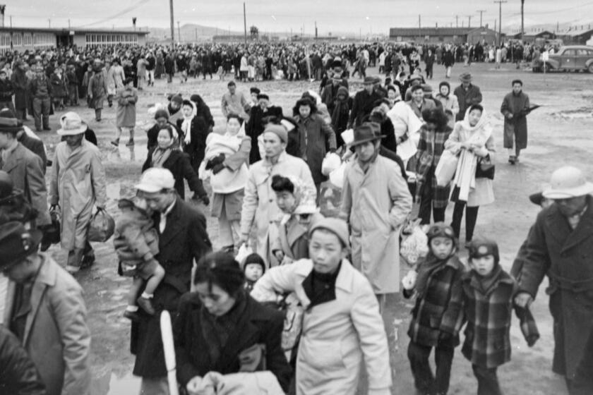 Tule Lake concentration camp in California, 1945. Credit: Jack and Peggy Iwata / Japanese American National Museum