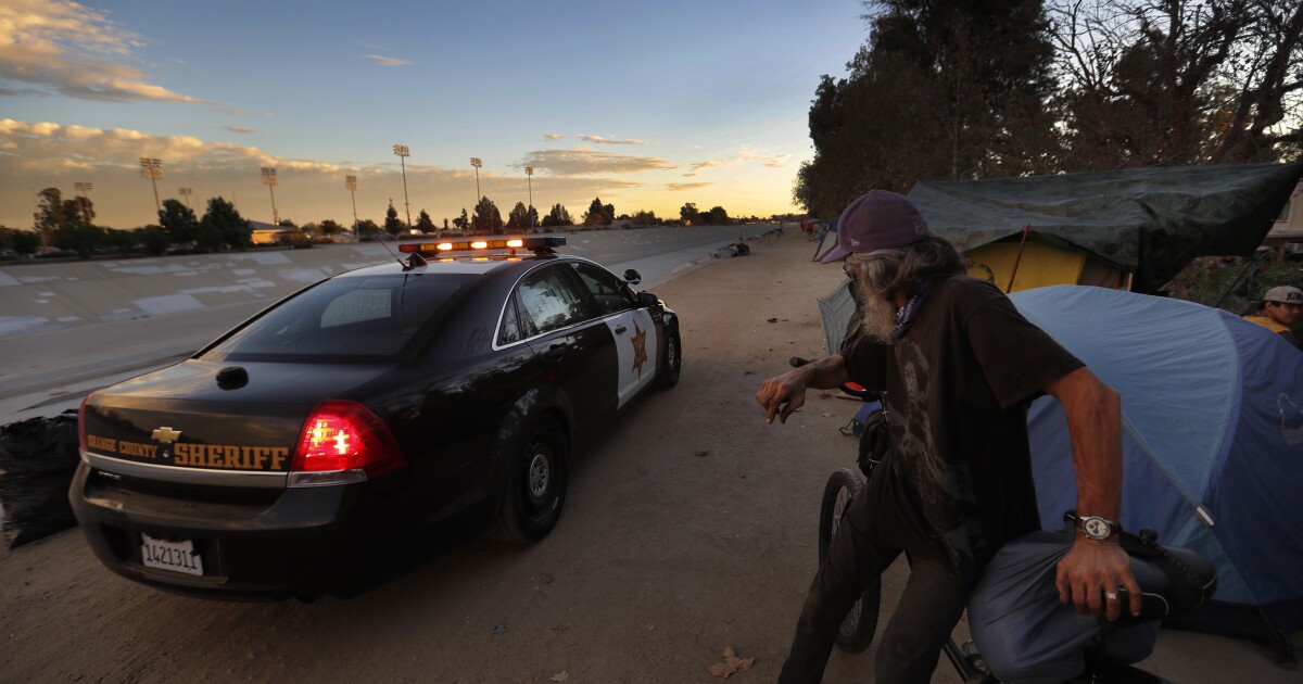 Riverside bans homeless camps in Santa Ana River