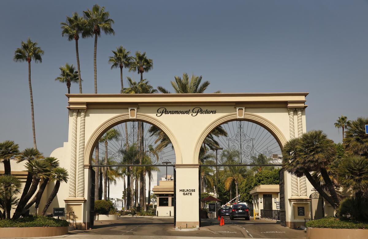 The Melrose Gate of Paramount Pictures